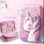 Unicorn 3D Waterproof Pencil Case
