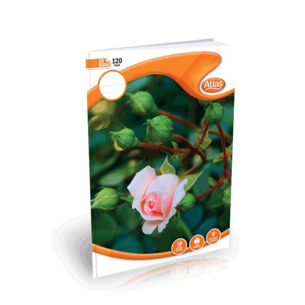 Atlas A4 Book Cr 120pgs (=) Single Ruled