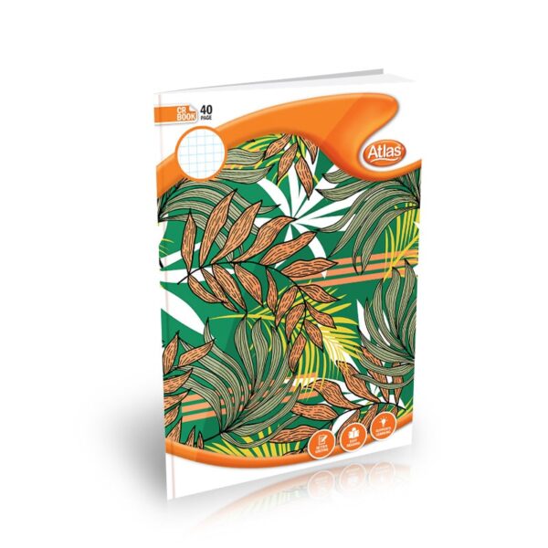 Atlas A4 Cr Book Square Ruled 40pgs