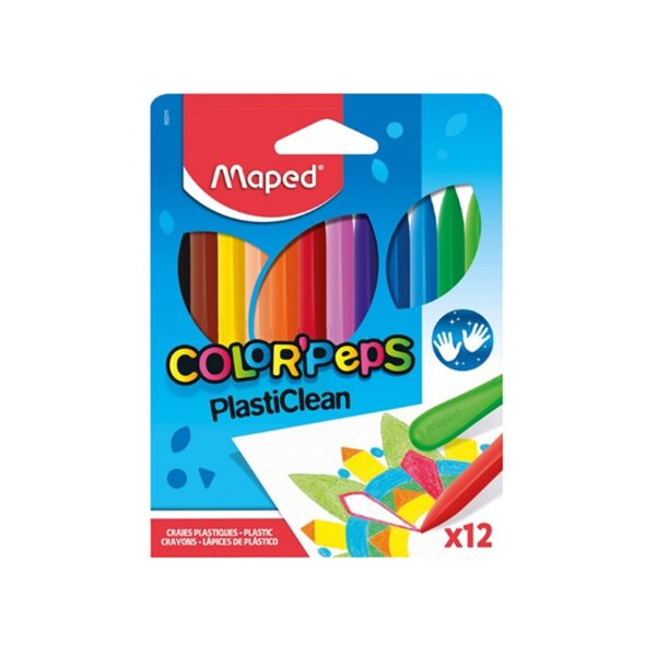 Maped Smart Plastic Crayons 12