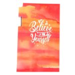 Note Book With Pen Believe In Yourself