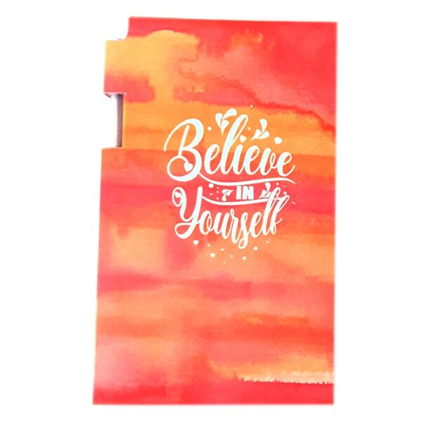 Note Book With Pen Believe In Yourself