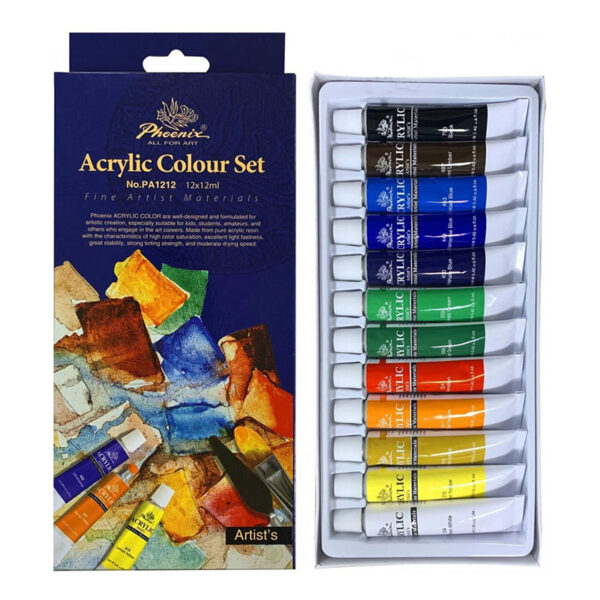 Phoenix Acrylic Colour 12x12ml