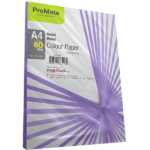 ProMate Colour Paper Royal Violet A4-80 GSM 250 Sheets Pack
