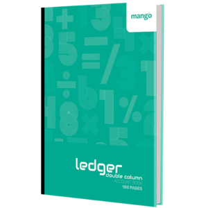 Mango Ledger Double Column Accounts Book 160p