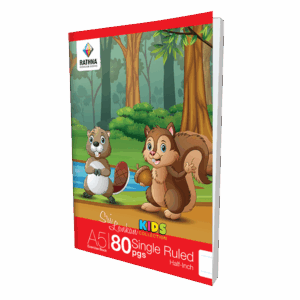 Rathna Exercise 80 Pages Single Ruled Half Inch Book