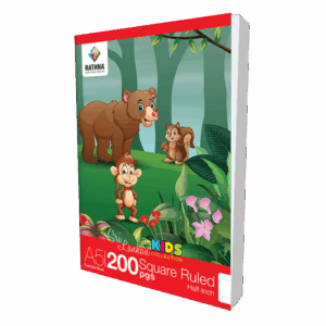 Rathna Exercise 200 Pages Square Ruled Half Inch Book