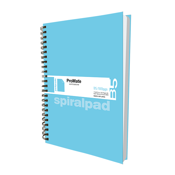 ProMate B5 Hardcover Flip-on Spiral Pad 100Pgs