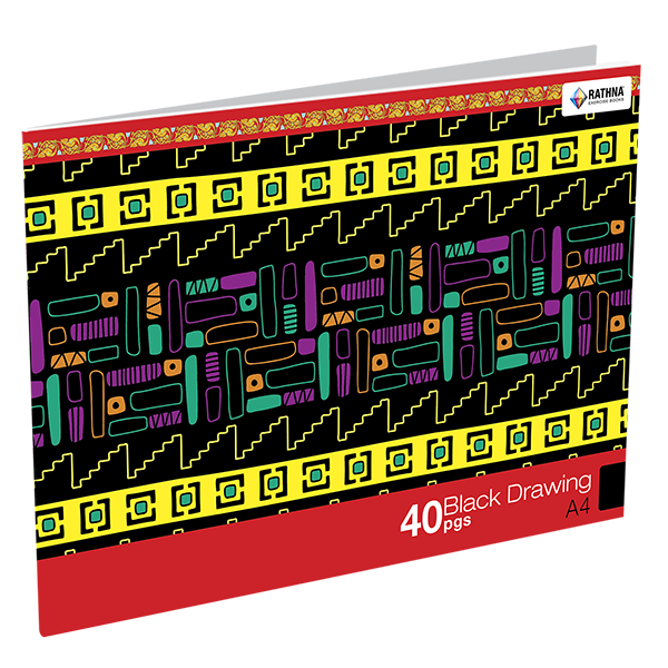 Rathna A4 Black Drawing Book 40Pgs