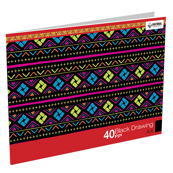 Rathna A4 Black Drawing Book 40Pgs