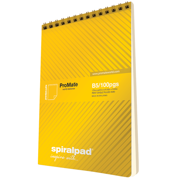 ProMate B5 Flip-up Spiral Pad 100Pgs