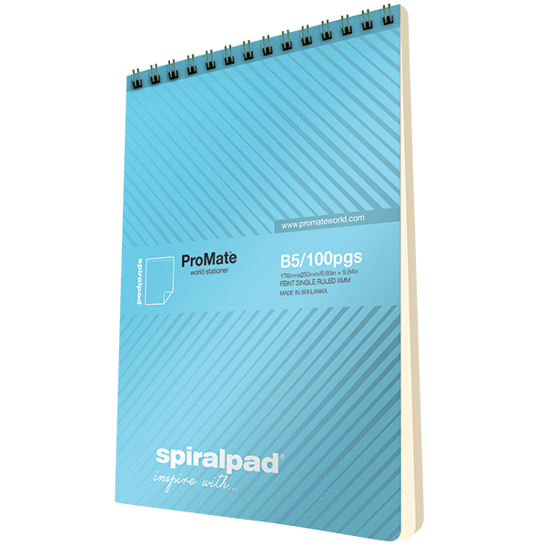 ProMate B5 Flip-up Spiral Pad 100Pgs