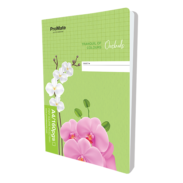 ProMate CR 160Pgs Square Ruled Book