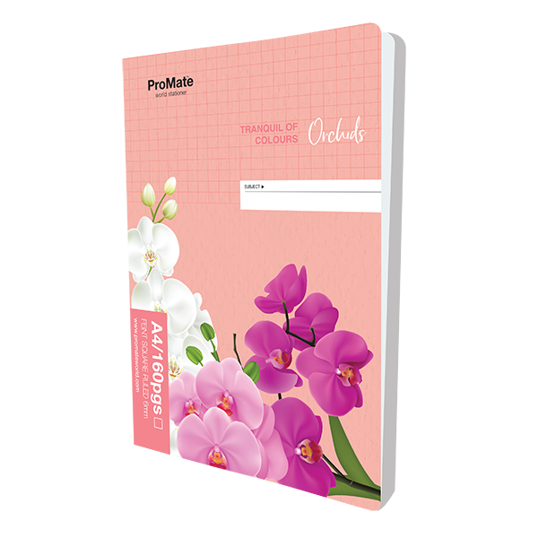 ProMate CR 160Pgs Square Ruled Book