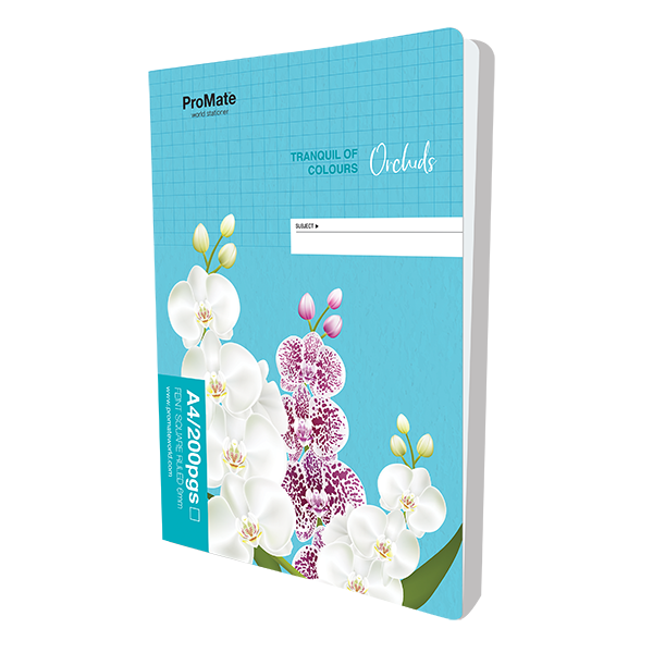 ProMate CR 200Pgs Square Ruled Book