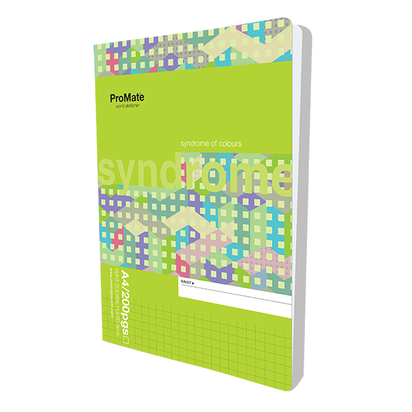 ProMate CR 200Pgs Square Ruled Book