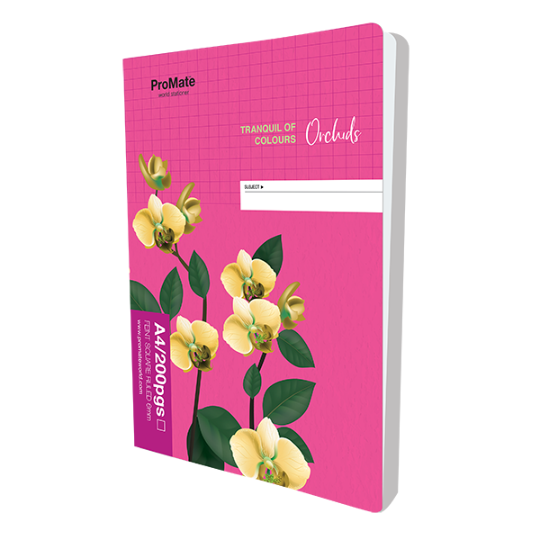 ProMate CR 200Pgs Square Ruled Book