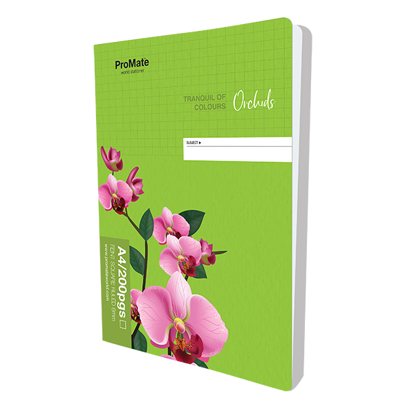 ProMate CR 200Pgs Square Ruled Book