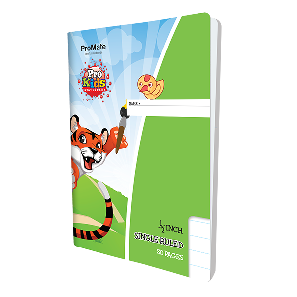 ProMate Exercise Single Ruled Half Inch Book 80 Pages