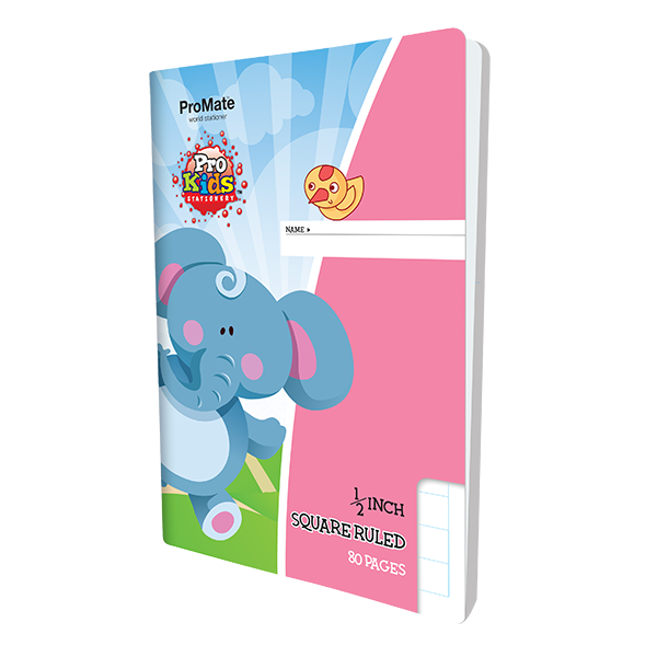 ProMate Exercise Square Ruled Half Inch Book 80 Pages