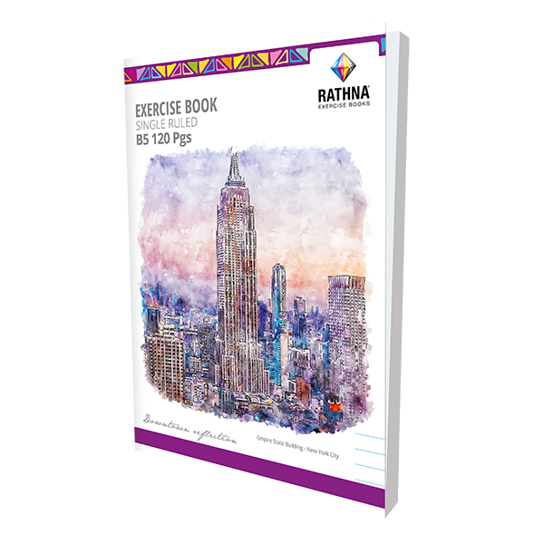 Rathna B5 Single Ruled 120 Pages Book