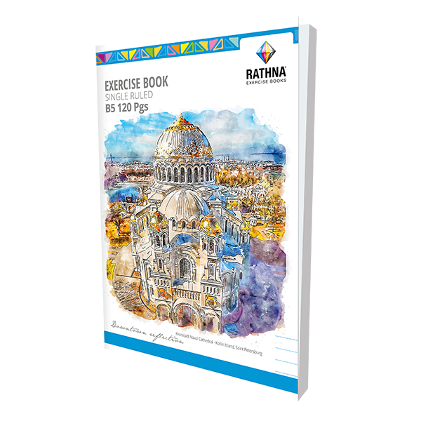 Rathna B5 Single Ruled 120 Pages Book