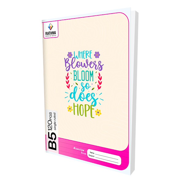 Rathna B5 Single Ruled 120 Pages Book