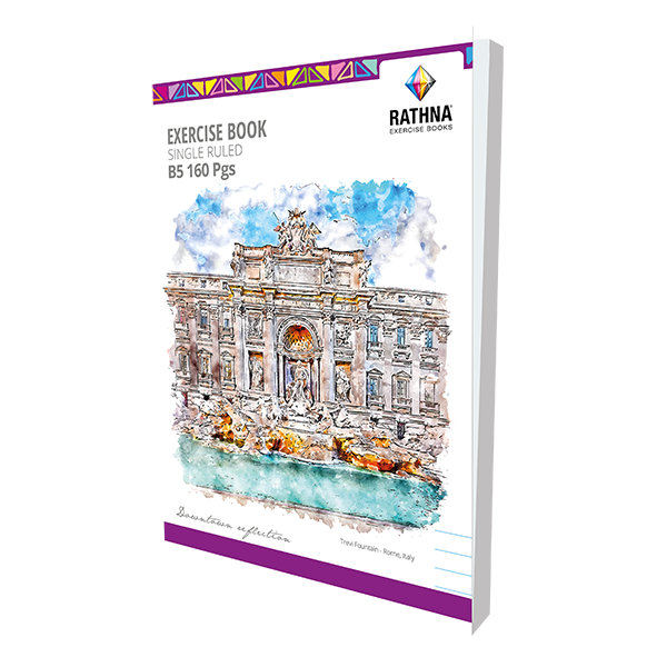 Rathna B5 Single Ruled 160 Pages Book