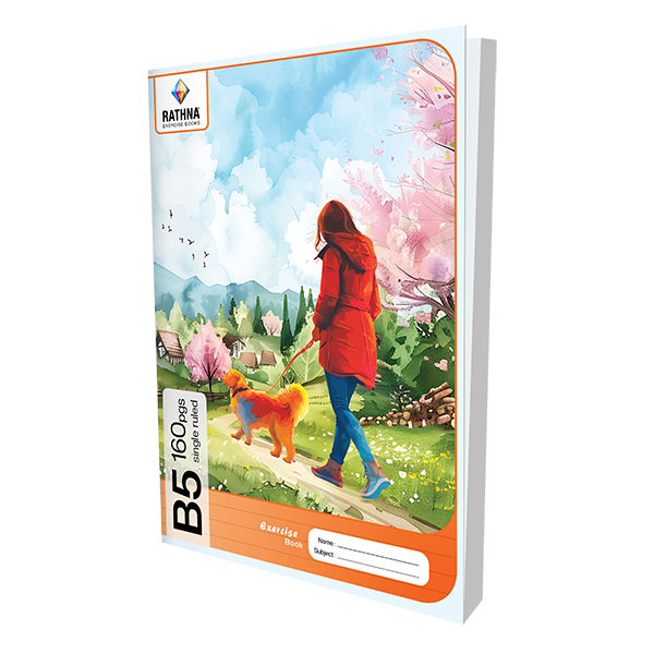 Rathna B5 Single Ruled 160 Pages Book