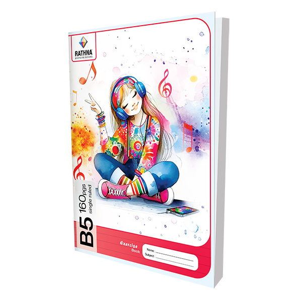 Rathna B5 Single Ruled 160 Pages Book