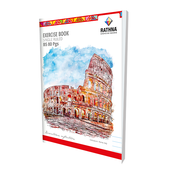 Rathna B5 Single Ruled 80 Pages Book
