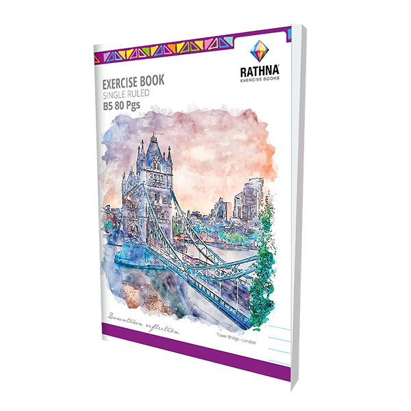 Rathna B5 Single Ruled 80 Pages Book