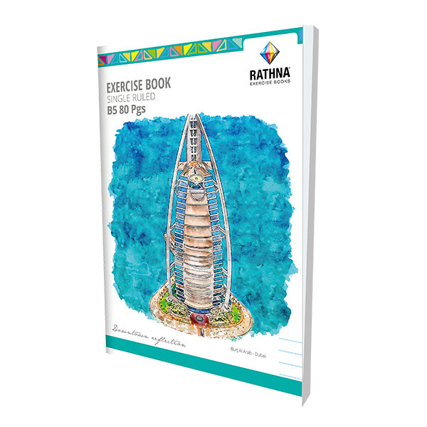 Rathna B5 Single Ruled 80 Pages Book
