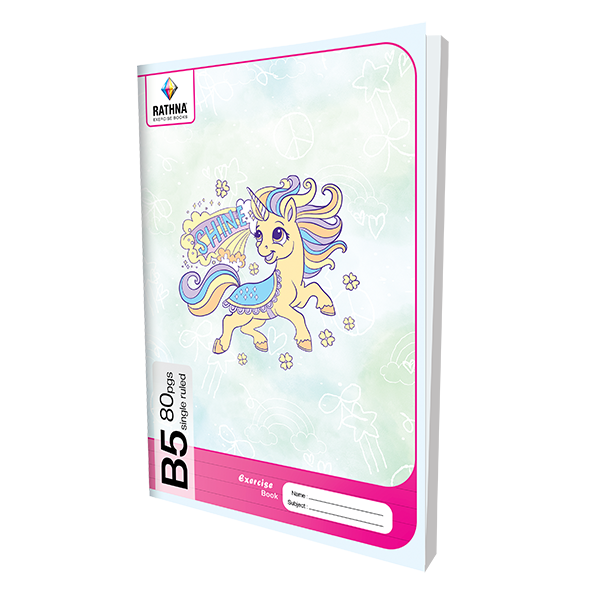 Rathna B5 Single Ruled 80 Pages Book