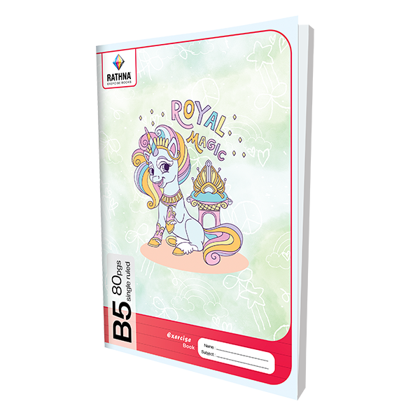 Rathna B5 Single Ruled 80 Pages Book