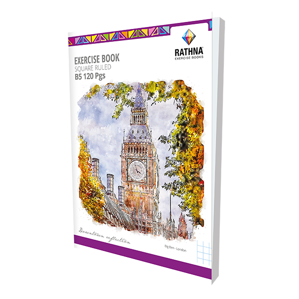 Rathna B5 Square Ruled 120 Pages Book