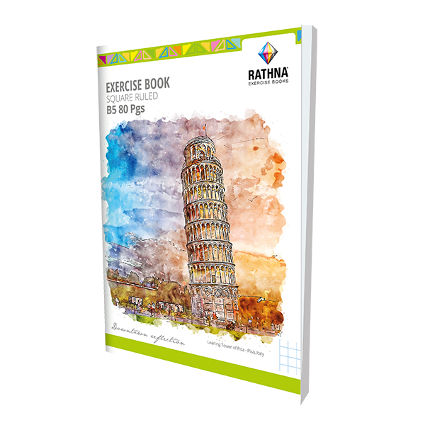 Rathna B5 Square Ruled 80 Pages Book