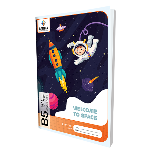 Rathna B5 Square Ruled 80 Pages Book