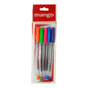 Multi Colour 5 Pens Pouch