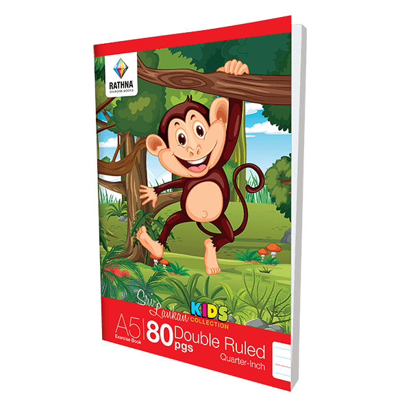 Rathna Exercise 80 Pages Double Ruled Quarter Inch Book