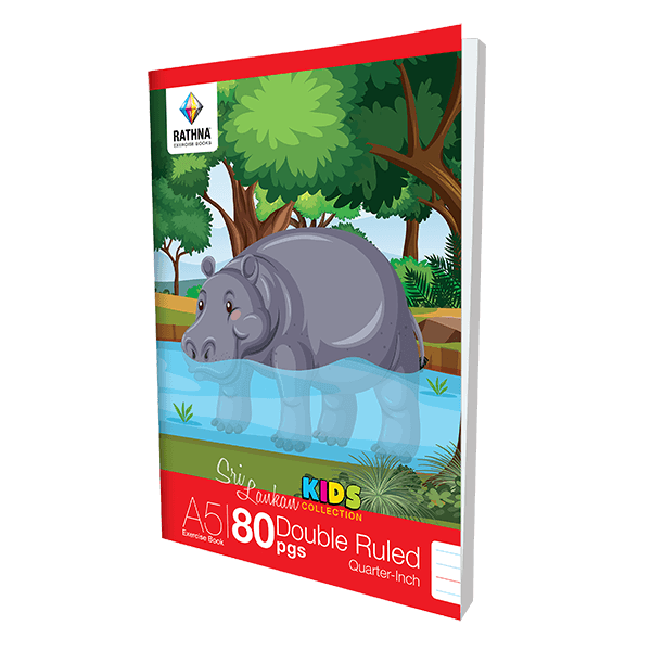 Rathna Exercise 80 Pages Double Ruled Quarter Inch Book