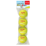 Mango Cricket Tennis Balls - 4 Balls Pack