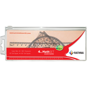 4 Pieces Math Set